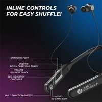 Just Corseca JUST CORSECA Solitaire Bluetooth Neckband - Blue, White