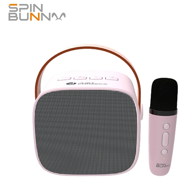Just Corseca JUST CORSECA Spin Bunny Karaoke Portable Speaker - Pink - Pink