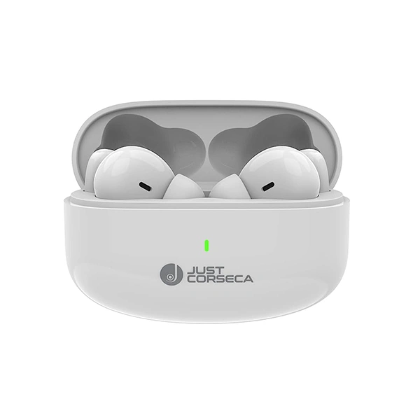 Just Corseca JUST CORSECA Sturdy Wireless Earbuds - White - White