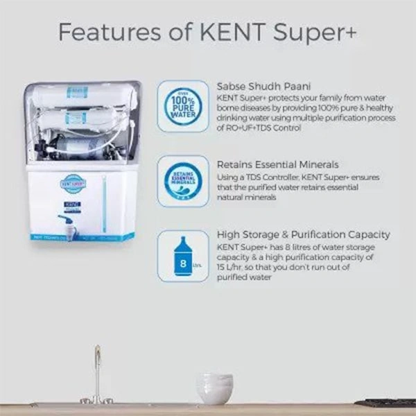 Kent RO Super Plus (11005) 8L Water Purifier
