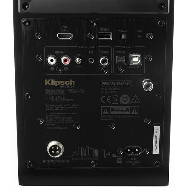 Klipsch - The Fives Active Bookshelf Speakers