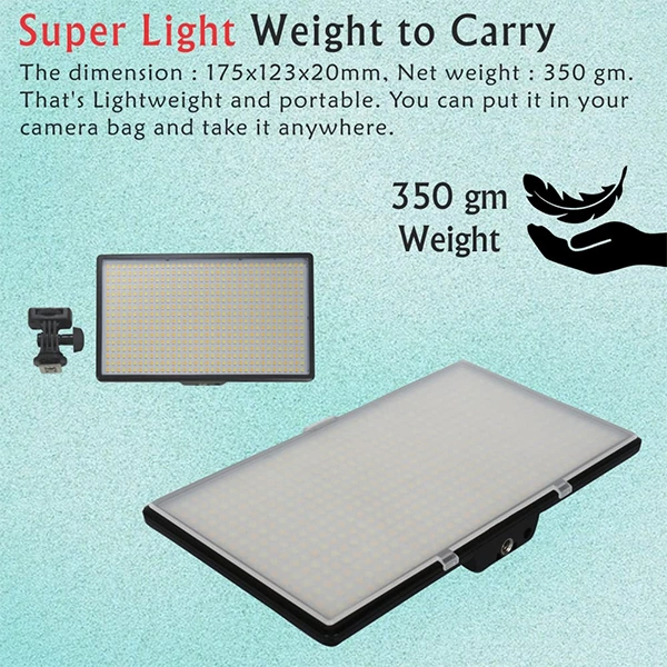 kodak KODAK V576 LED Video Light Slim Design Without Battery & Charger