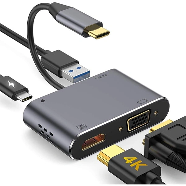 Lapcare C 4 in 1 Travel Docking Station