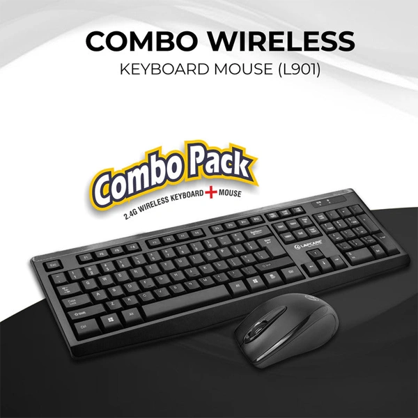 Lapcare L901 Wireless Keyboard And Mouse Combo
