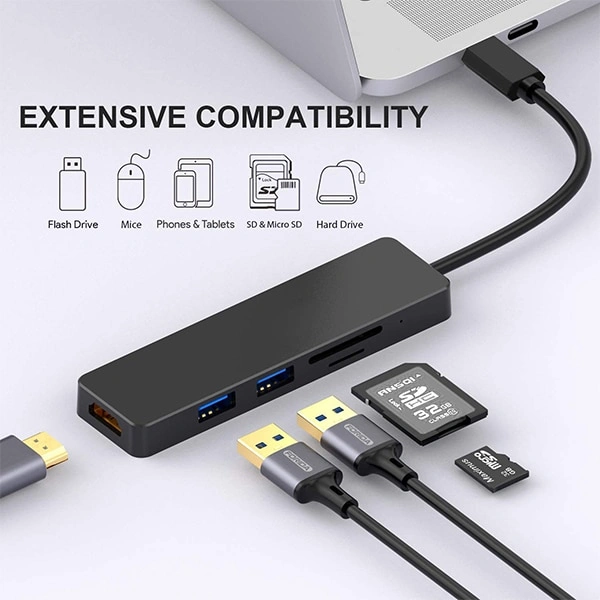 Lapcare Lap-C 5 in 1 USB-C Docking Station