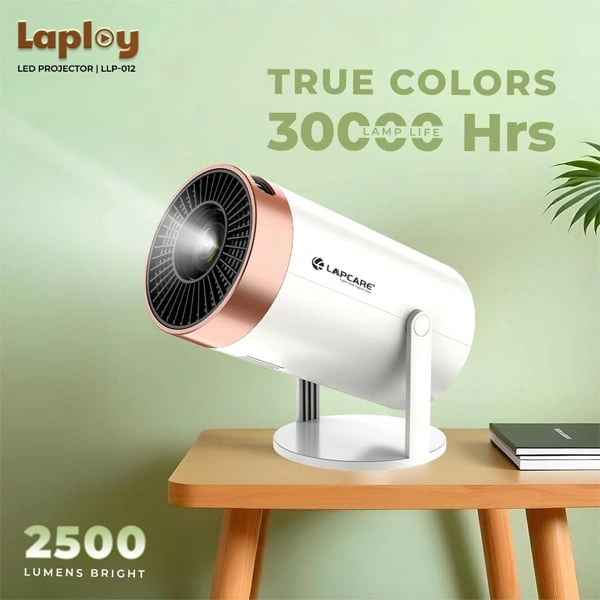 Lapcare LLP-012 LED Projector with 1080p HD Resolution