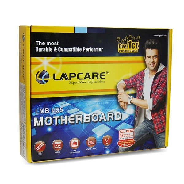 Lapcare Motherboard for H55 Chipset Socket