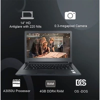Lenovo E41-55 AMD 14-inch HD 220 Nits Antiglare Thin and Light Laptop