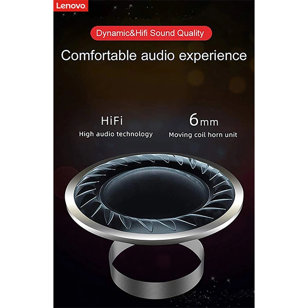 Lenovo HT10 Truly Wireless in Ear Earbuds with Mic