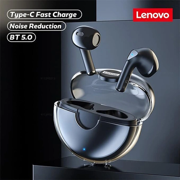 Lenovo LP80 Pro Wireless Bluetooth Earbuds - Black - Black