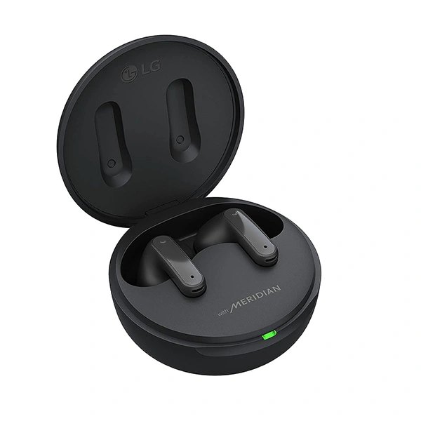 LG Tone Free FP5 Enhanced Active Noise Cancelling Bluetooth Truly Wireless In Ear Earbuds with mic - Black, White