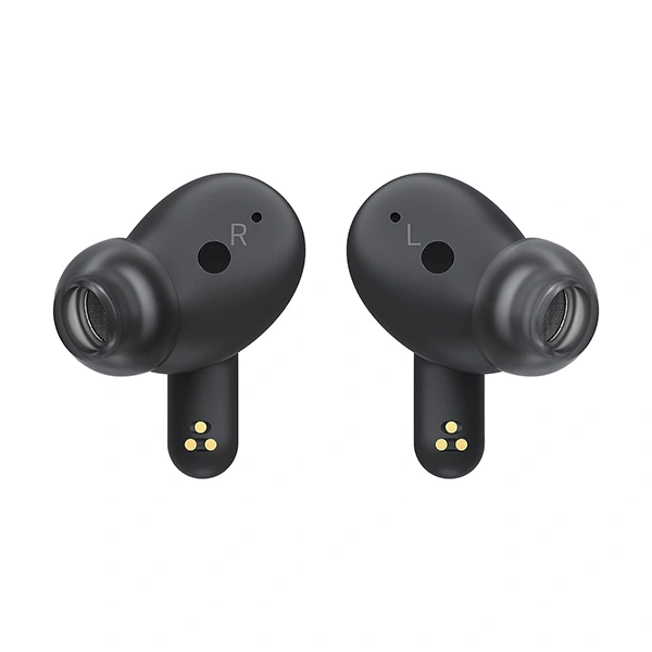 LG Tone Free FP5 Enhanced Active Noise Cancelling Bluetooth Truly Wireless In Ear Earbuds with mic - Black, White