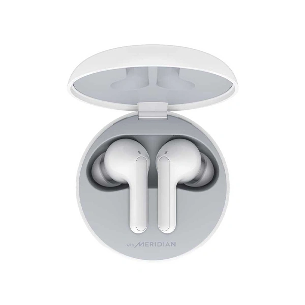 LG Tone Free HBS-FN4 Bluetooth Earbuds With Mic - White - White