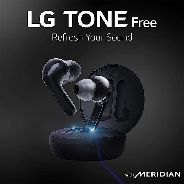 LG Tone Free HBS-FN6 Truly Wireless Bluetooth In Ear Earbuds With Mic - White - White