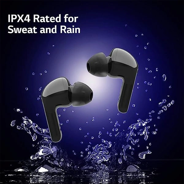 LG Tone Free HBS-FN7 Truly Wireless Bluetooth In Ear Earbuds With Mic - Black - Black