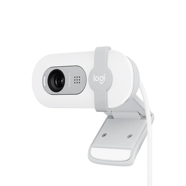 Logitech Brio 100 Full HD Webcam - White - White