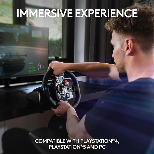 Logitech G29 Driving Force Racing Wheel and Floor Pedals - Black