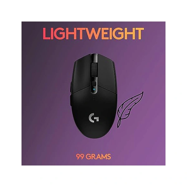 Logitech G304 Lightspeed Wireless Gaming Mouse - Black