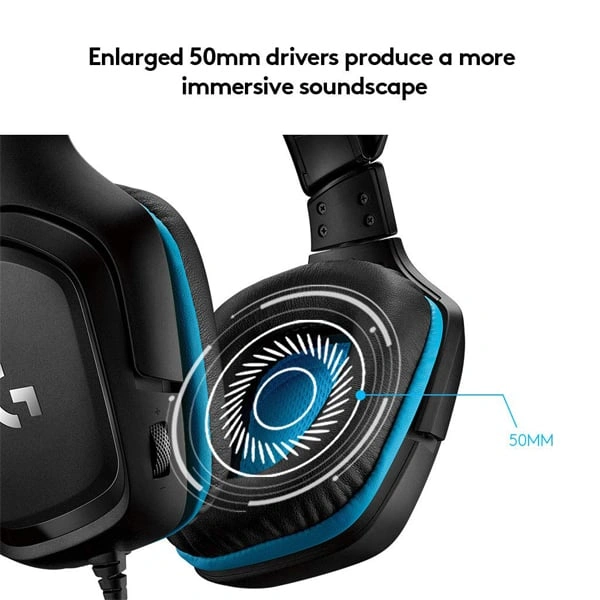 Logitech G431 with 7.1 Surround Sound Headphones