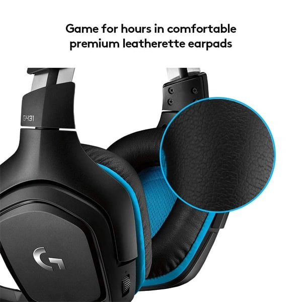 Logitech G431 with 7.1 Surround Sound Headphones