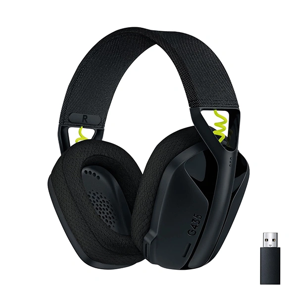 Logitech G435 Light Speed and Lightweight Gaming Bluetooth Wireless Over Ear Headphones