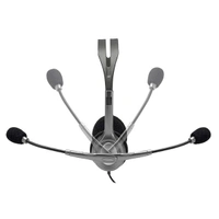 Logitech H110 Wired On Ear Headphones With Mic