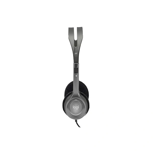 Logitech H110 Wired On Ear Headphones With Mic