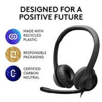 Logitech H390 Wired On Ear Headset - White - White