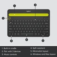 Logitech K480 Wireless Multi-Device Keyboard