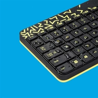 Logitech MK240 Nano Wireless USB Keyboard and Mouse Set - Black, Blue