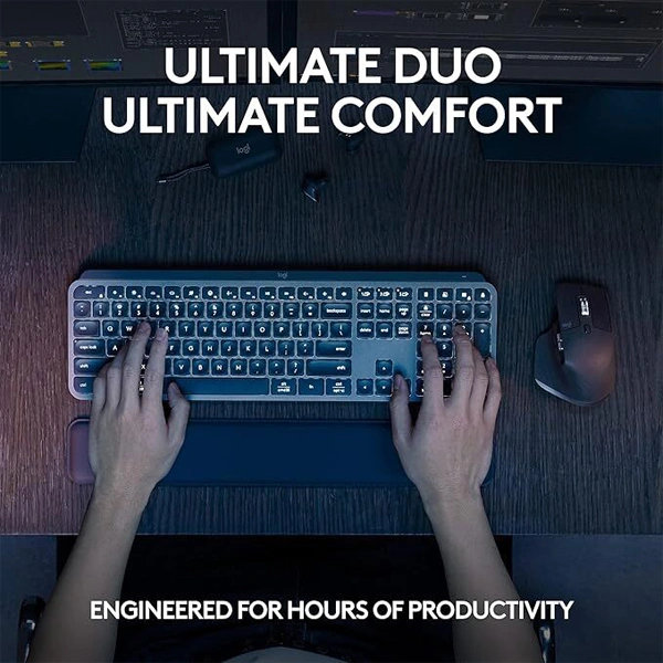 Logitech MX Keys S Combo Performance Wireless Keyboard and Mouse