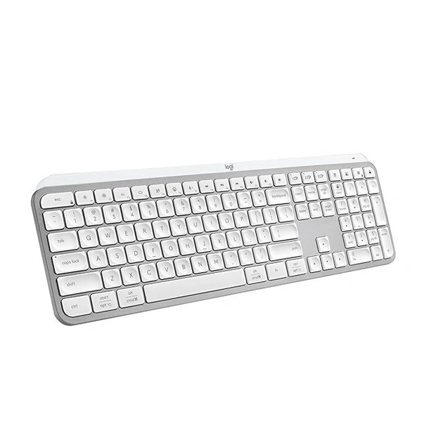 Logitech MX Keys S Wireless Keyboard - White - White