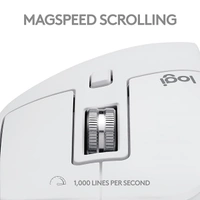 Logitech MX Master 3S for Mac Wireless Bluetooth Mouse with Ultra-Fast Scrolling - Black, Blue