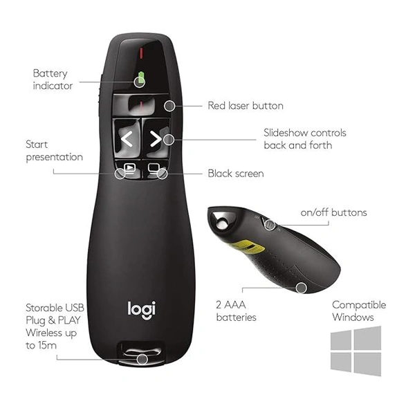 Logitech R400 Wireless Presenter