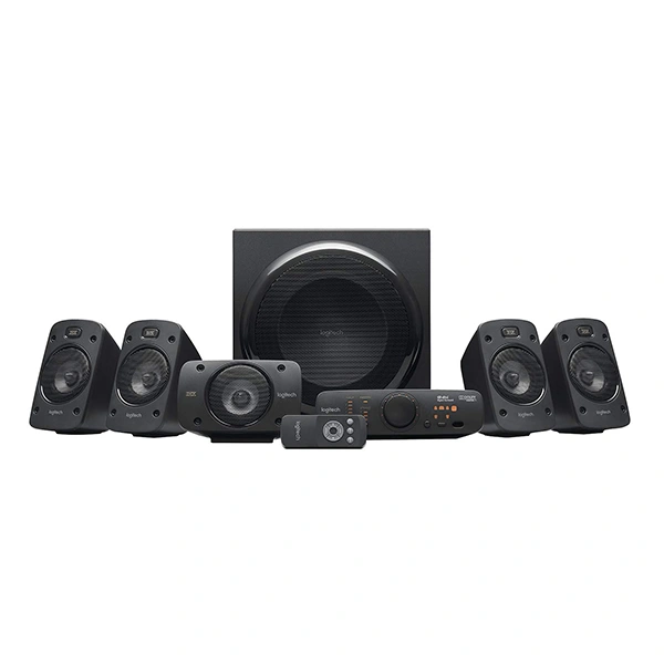 Logitech Z906 5.1 Channel Surround Speaker System - Black, Blue