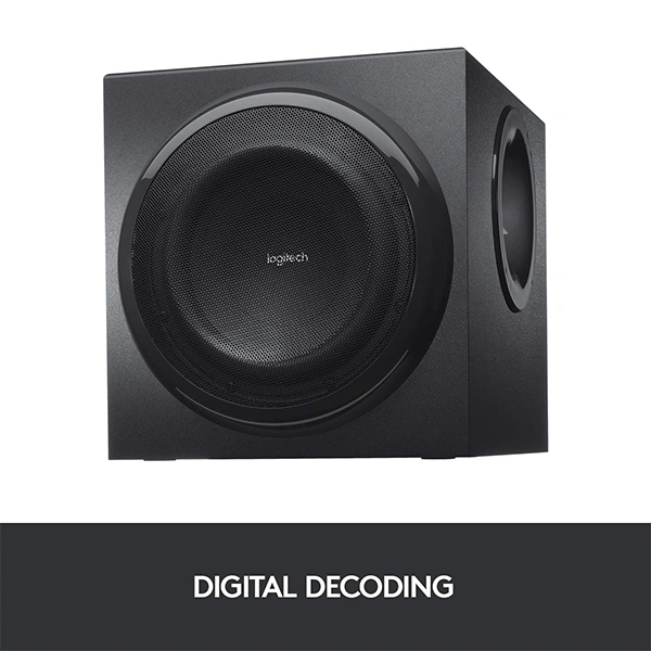 Logitech Z906 5.1 Channel Surround Speaker System - Black, Blue