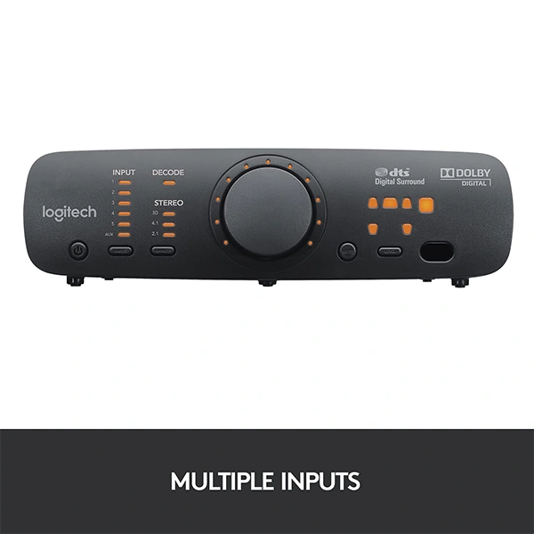 Logitech Z906 5.1 Channel Surround Speaker System - Black, Blue