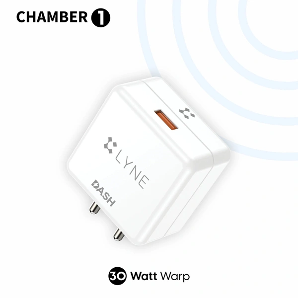 Lyne LYNE by U&I Chamber 1 30W Output, Short Circuit Protection, With 65W Cable