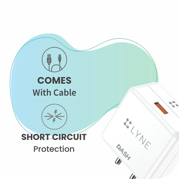 Lyne LYNE by U&I Chamber 1 30W Output, Short Circuit Protection, With 65W Cable