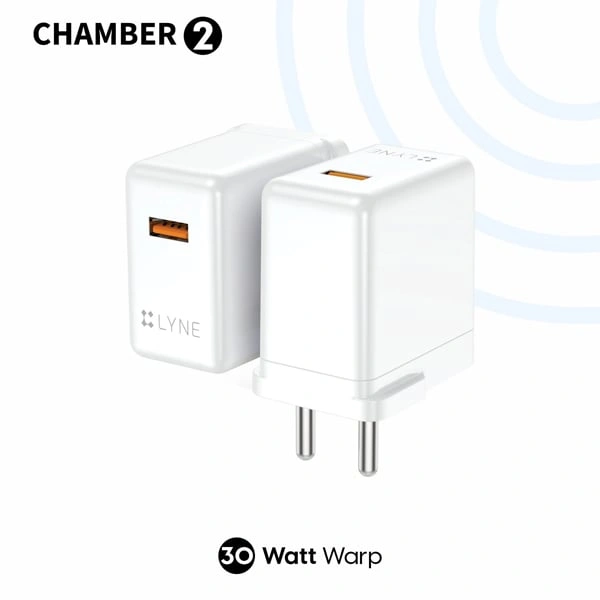 Lyne LYNE by U&I Chamber 2 30W Output, Smart Chip, With 65W Cable