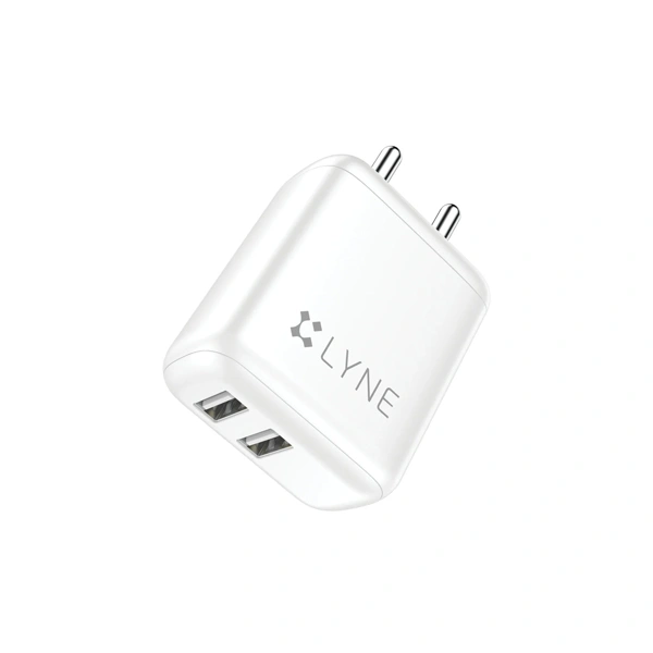 Lyne LYNE by U&I Chamber 7 3.4A Output, Dual USB Port, With Cable
