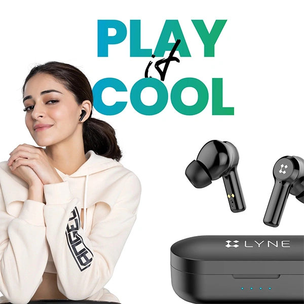Lyne LYNE CoolPods 1 24 Hours Music Time True Wireless Earbuds - White - White