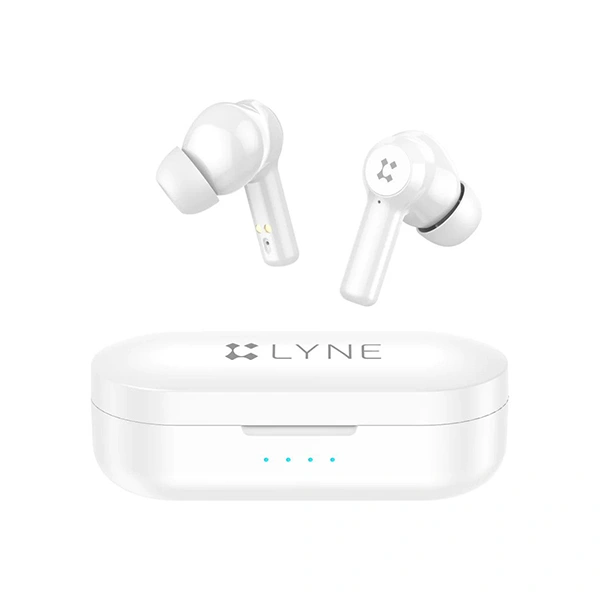 Lyne LYNE CoolPods 1 24 Hours Music Time True Wireless Earbuds - White - White