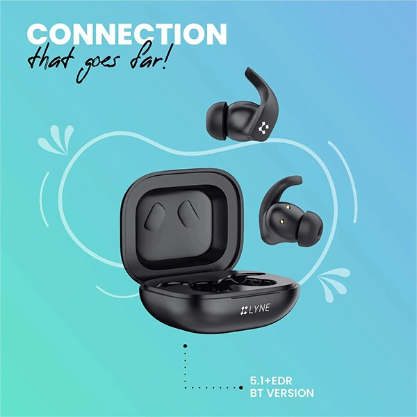 Lyne LYNE Coolpods 14 True Wireless Earbuds with Touch Control - White - White