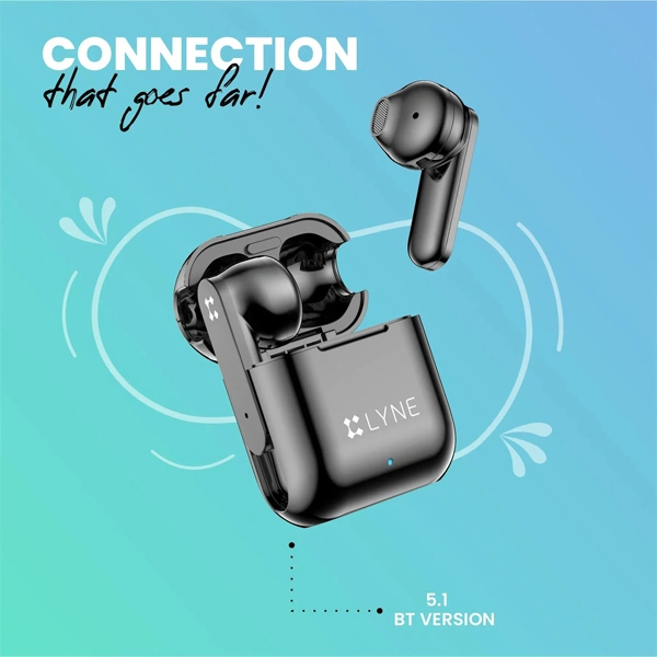 Lyne LYNE Coolpods 17 Wireless Earbuds with Quick Auto Pairing Feature - White - White