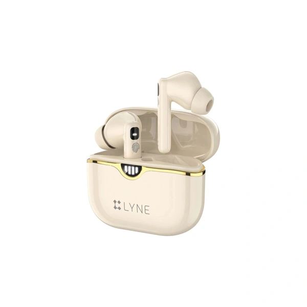 Lyne LYNE Coolpods 19 Wireless Earbuds with ENC - Beige - Beige