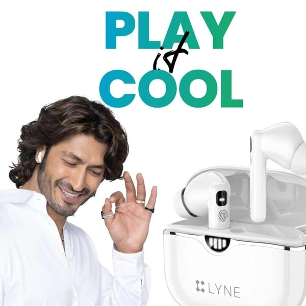 Lyne LYNE Coolpods 19 Wireless Earbuds with ENC - Beige - Beige