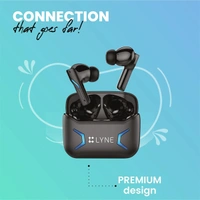 Lyne LYNE Coolpods 4 Wireless Earbuds With 24 Hours Music Time - Black - Black