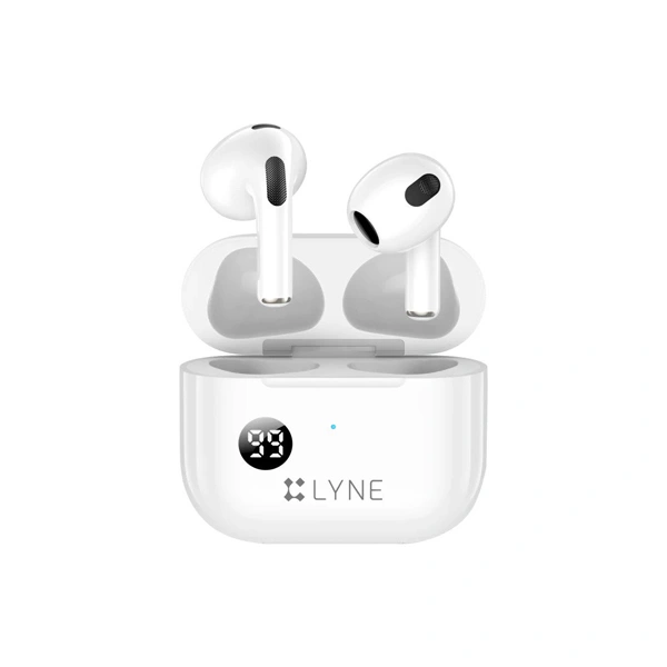 Lyne LYNE Coolpods 5 Wireless Earbuds with lPX4 Water Resistance - White