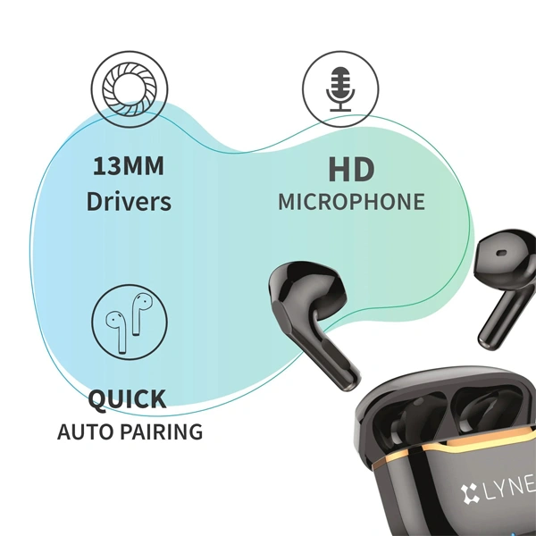 Lyne LYNE Coolpods 7 True Wireless Earbuds - White - White